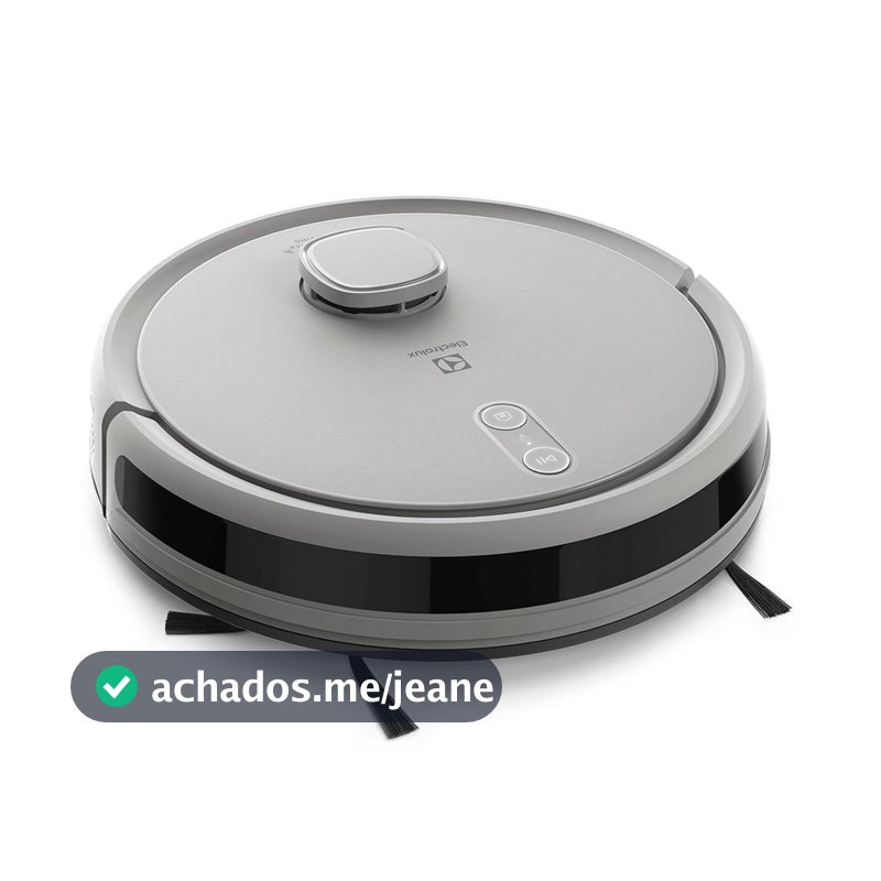 Robô Aspirador Electrolux 4 em 1 Wi-Fi Experience até 1h40 Mapeamento Branco (ERB62)