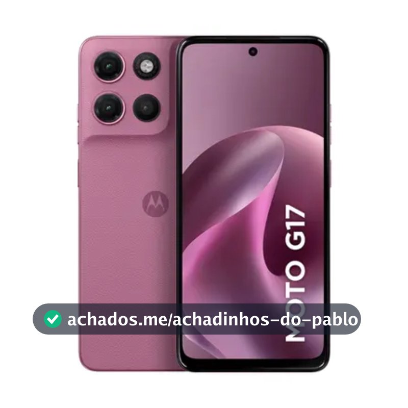 Smartphone Moto G17 4G 128GB 4GB Câmera Dupla Motorola