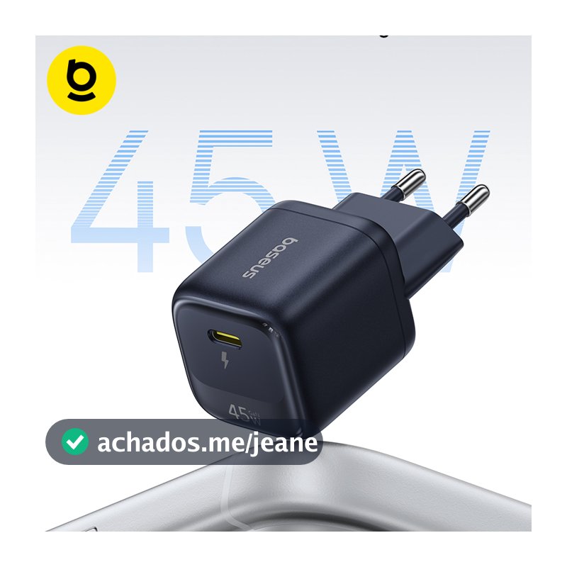 Baseus EnerFill FN22 Fast Charger 1C PD 20W/30W/45W Safety Protections Mini Gan Tech Adapter for IPhone 17
