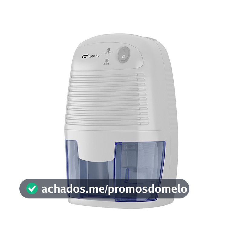Mini Desumidificador de Ar Elétrico 127-220v Antimofo 500ml Tubrax