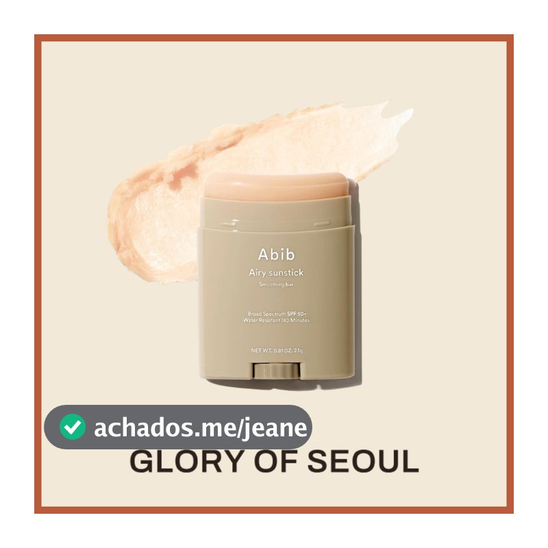 ABIB Airy sunstick Smoothing bar SPF50+ PA++++ 23g