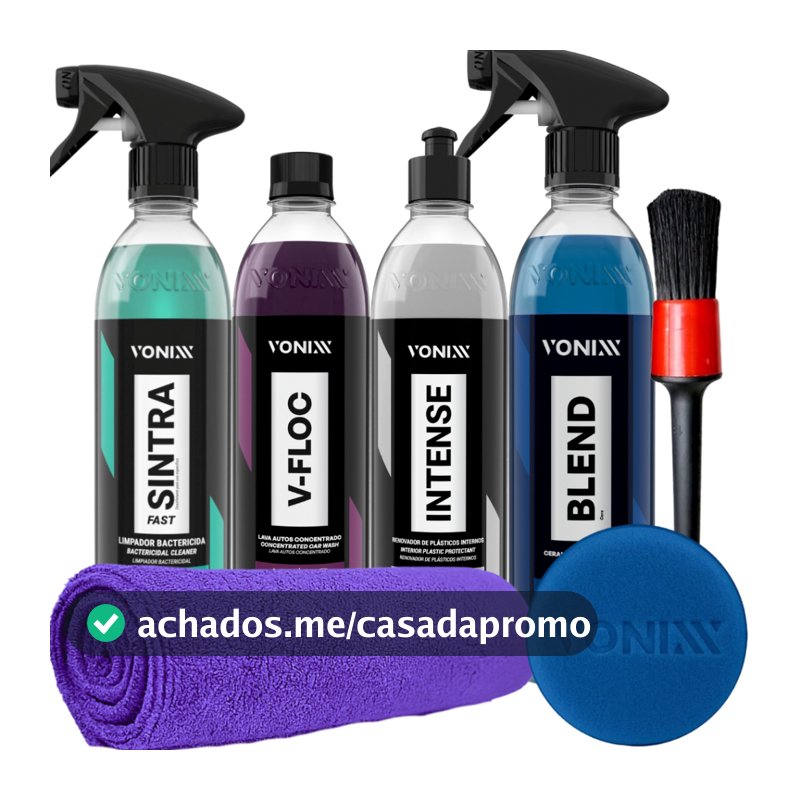Kit Vonixx Shampoo V-floc Cera Blend Sintra Fast Intense