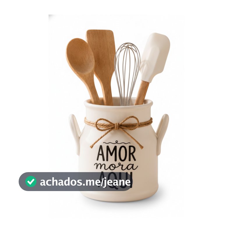 Porta talheres Cozinha Porta utensílios  Decorativo Organizador Bancada Moderna Resistente