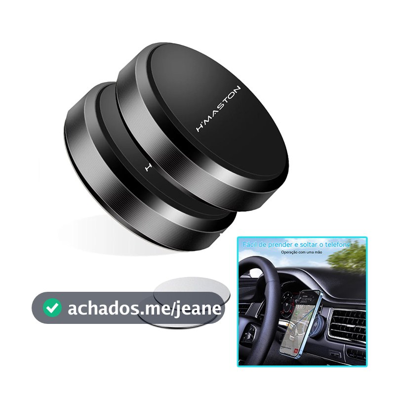 Suporte Celular Magnético Imã Automotivo Veicular Carro 360°
