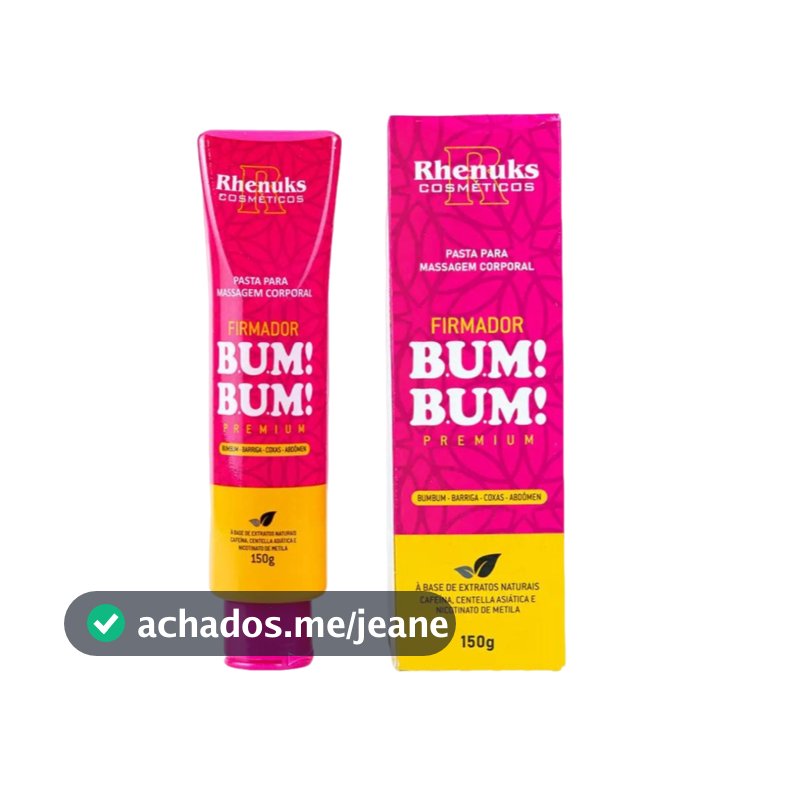 Gel Bumbum Premium Firmador Barriga/ Coxas/ Abdômen /Empina Bumbum 150g cada