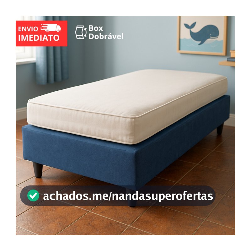 Cama Infantil Base Box Cama Menino Menina Dobravel Desmontavel 150x70 Tecido Suede Criança