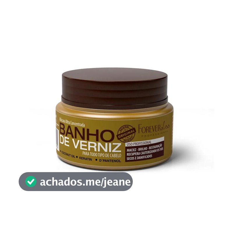 Forever Liss Banho De Verniz Máscara 40g