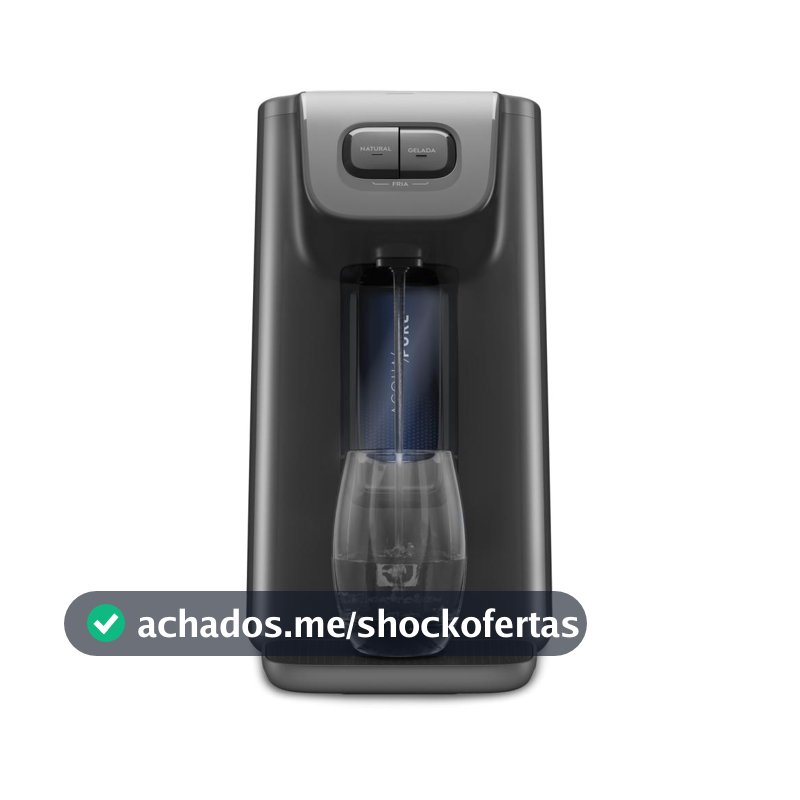 Purificador Electrolux com Compressor Experience Painel Mecânico Grafite (PC01X)