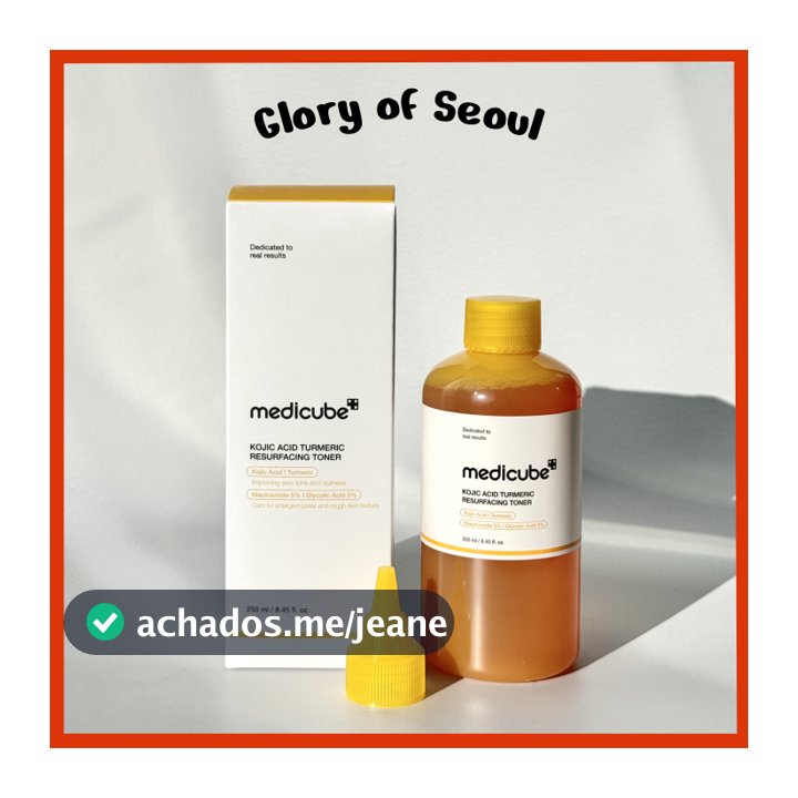 [NEW] MEDICUBE Kojic Acid Turmeric Resurfacing Toner, 250ml