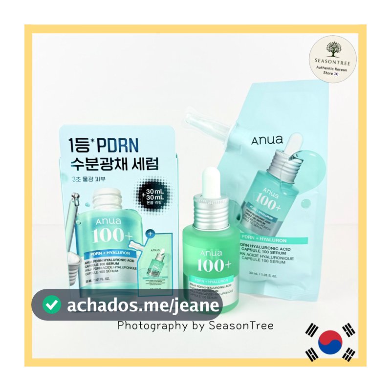 [Anua] Cápsula De Ácido Hialurônico PDRN 100 Soro 30ml/Recarga/Sem Caixa/Conjunto De 2 Peças