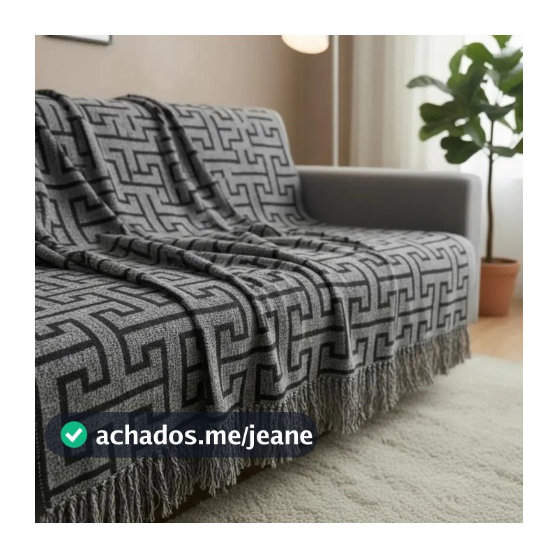 Manta Sofa Super King Size Gigante 4,00 X 2,00 Metros Decorativa e Protetora