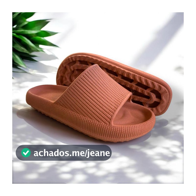 Chinelo Slide Nuvem Feminino Macio Confortável Mega Promoção Oficial Tendência