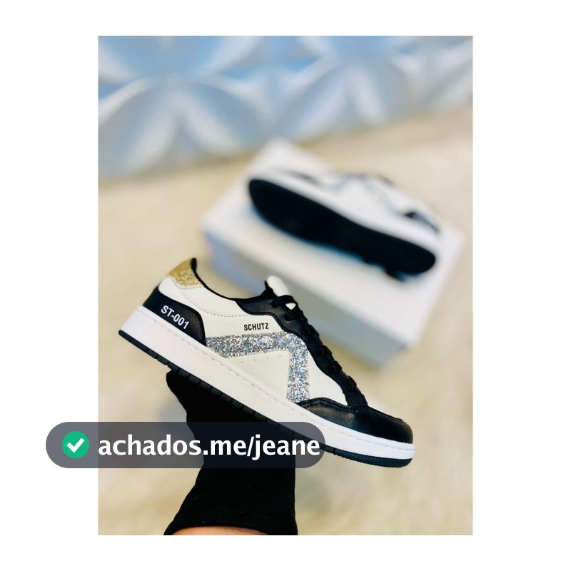 Tênis Feminino ST-001 Dourado/Prata/Branco/Bege/Preto