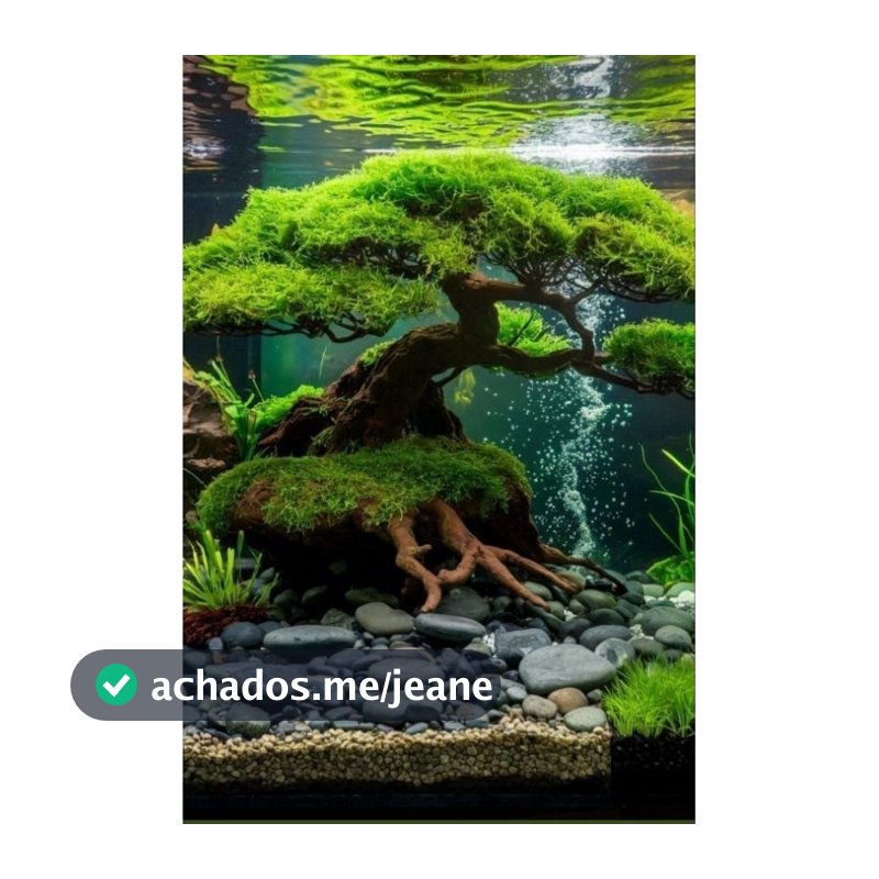 Enfeite para aquário (musgo de Java)