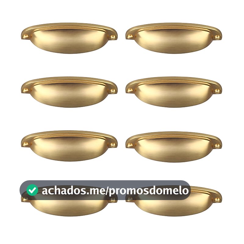 Kit Puxadores Concha Provençal  Paris para Gavetas – Estilo Clássico e Sofisticado