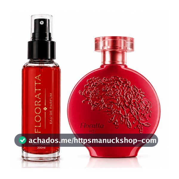 Body splash Perfume Deo Colônia Flooratta Red 200ML