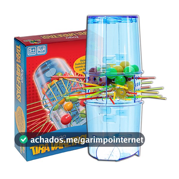 Tira Varetas Original Brinquedo Infantil Jogo Tabuleiro Pega Vareta Coordenação Motora Família 6+
