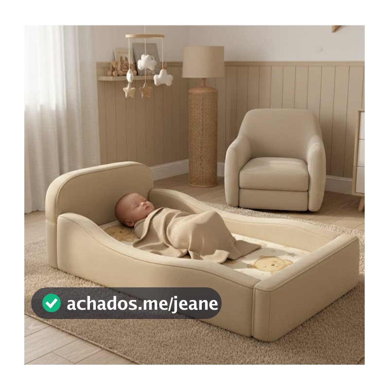 Mini Berço Moisés Cama Montessoriana 100% Espuma Multifuncional Para Bebê Segurança E Conforto