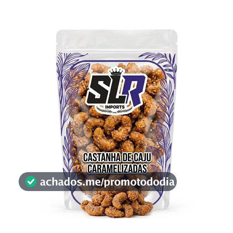 Castanha de Caju Caramelizadas 500g Sabores Variados