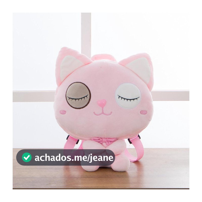 Mochila Pelúcia Bixinhos Divertidos Feminino Masculino Passeio Premium