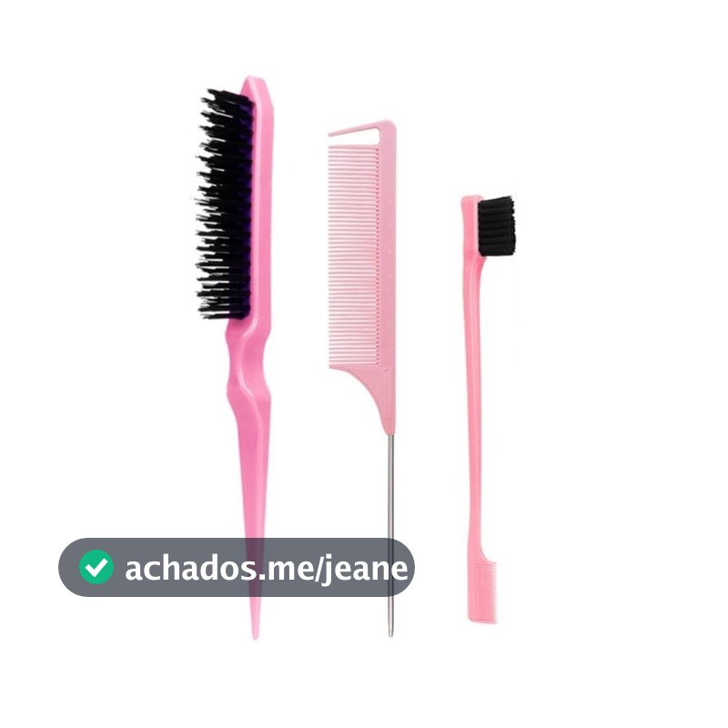 Conjunto De Escova De Cabelo 3/10 Peças Com Pente De Cauda De Mouse-Adição Perfeita À Rotina De Cuidados O