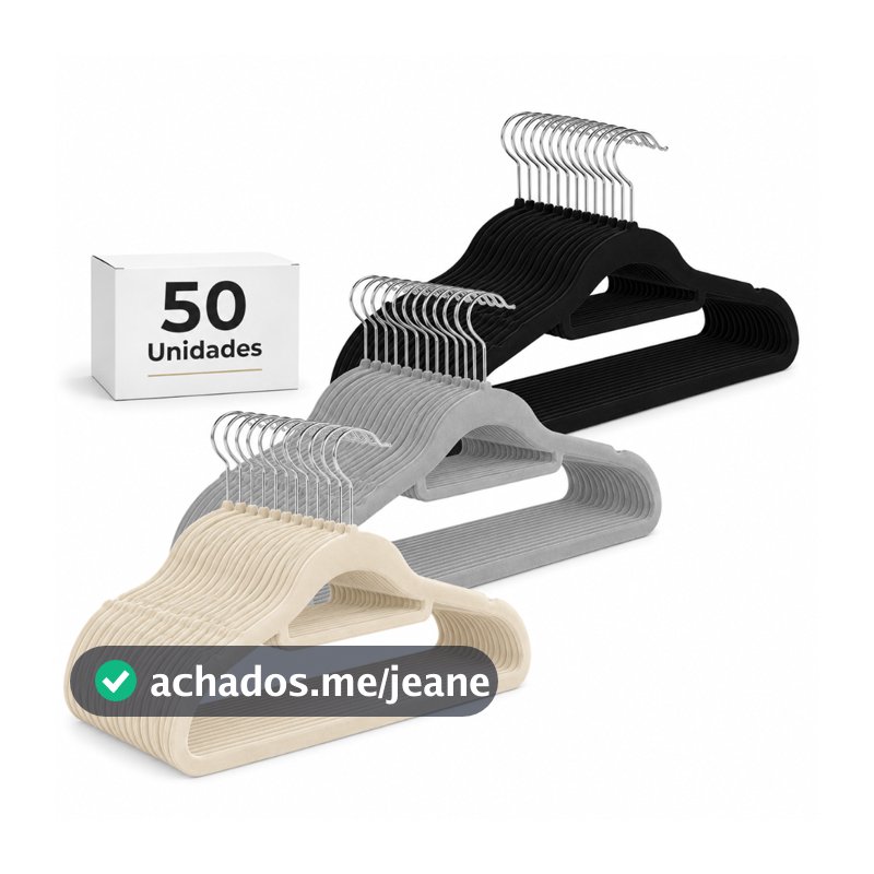Cabides de Veludo Adulto Slim Antiderrapante