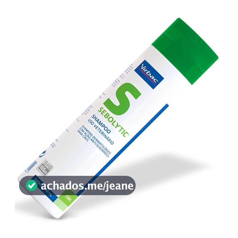 Sebolytic Shampoo Dermatologico Para Cães Virbac 250ml