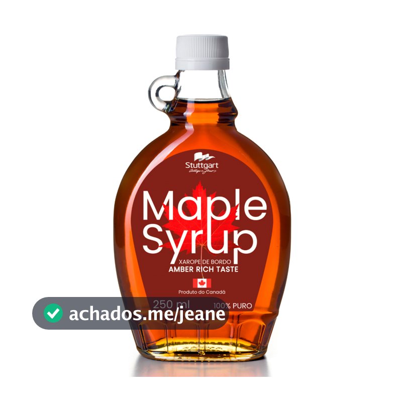 Xarope De Bordo Maple Syrup 100% Puro Importado Canadá