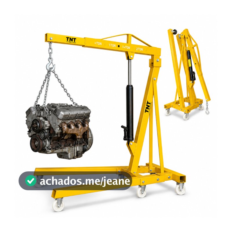 Guincho Hidraulico Retrátil Tipo Girafa Para 2 Toneladas TNT