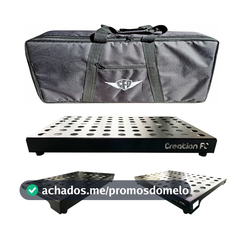 Pedalboard custom 46x29 com Softbag