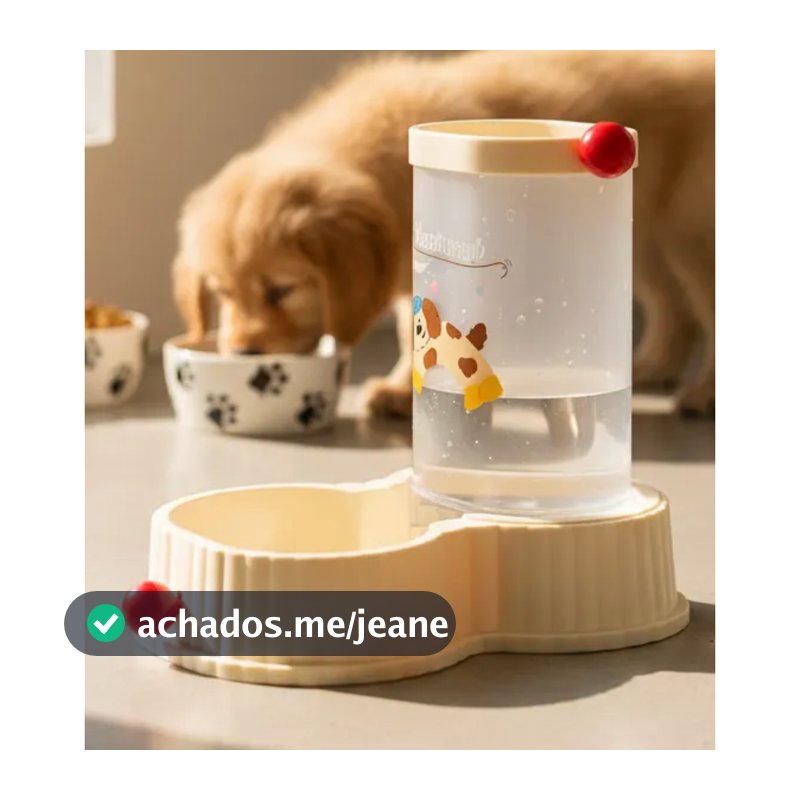 Comedouro Ou Bebedouro Automático Pet 1,2l  - Happy Pet