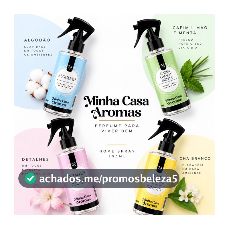 Perfume Aromatizador Perfumador para Roupas e Embalagens - Aproveite o Aroma de Roupas e Marcas de Luxo