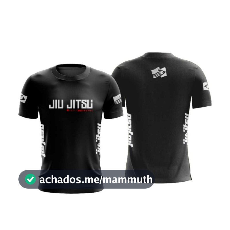 Camisa Camiseta  Jiu - Jitsu  Competidor  Ufc DryFit Combat 100% Poliéster Luta Gym Leve Esporte