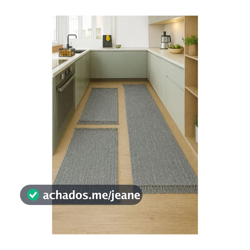 Kit Passadeira Para Cozinha De Tear 3 Peças Promoção Barato