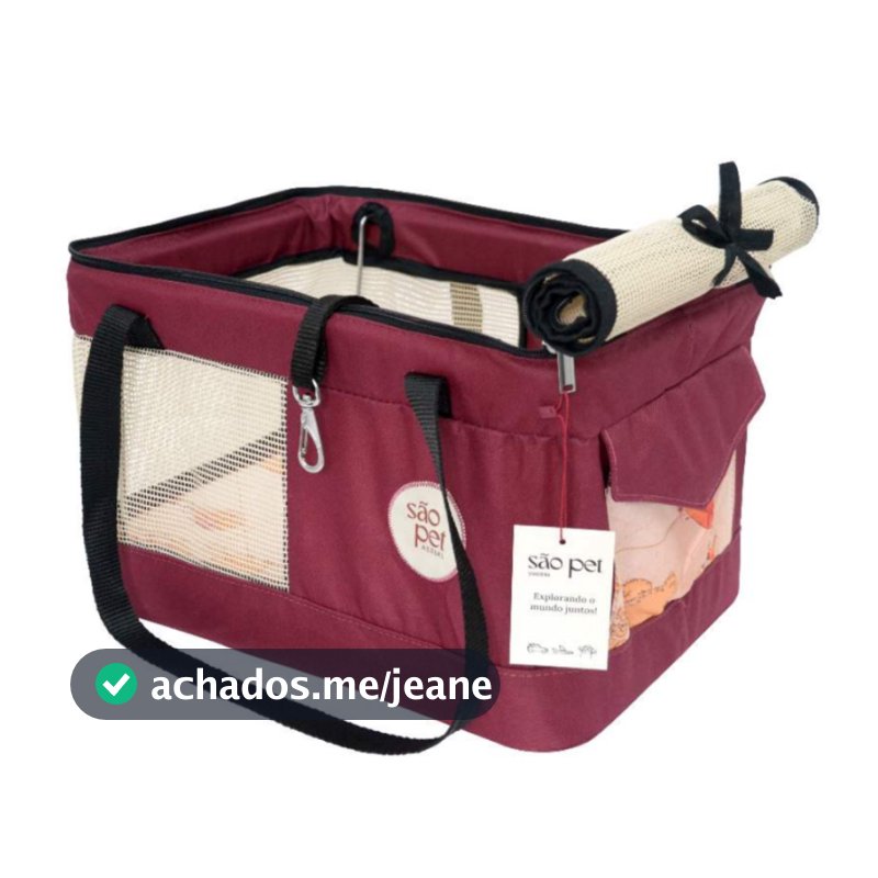 Caixa Bolsa Transporte Pet Avião Gol Azul Latam Gato Cachorro Pequeno Viagem