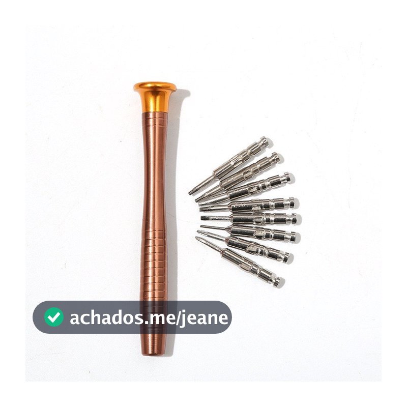 Conjunto de Chave de Fenda 8 Em 1 para Conserto de Smartphones Exbom - KLTE-676