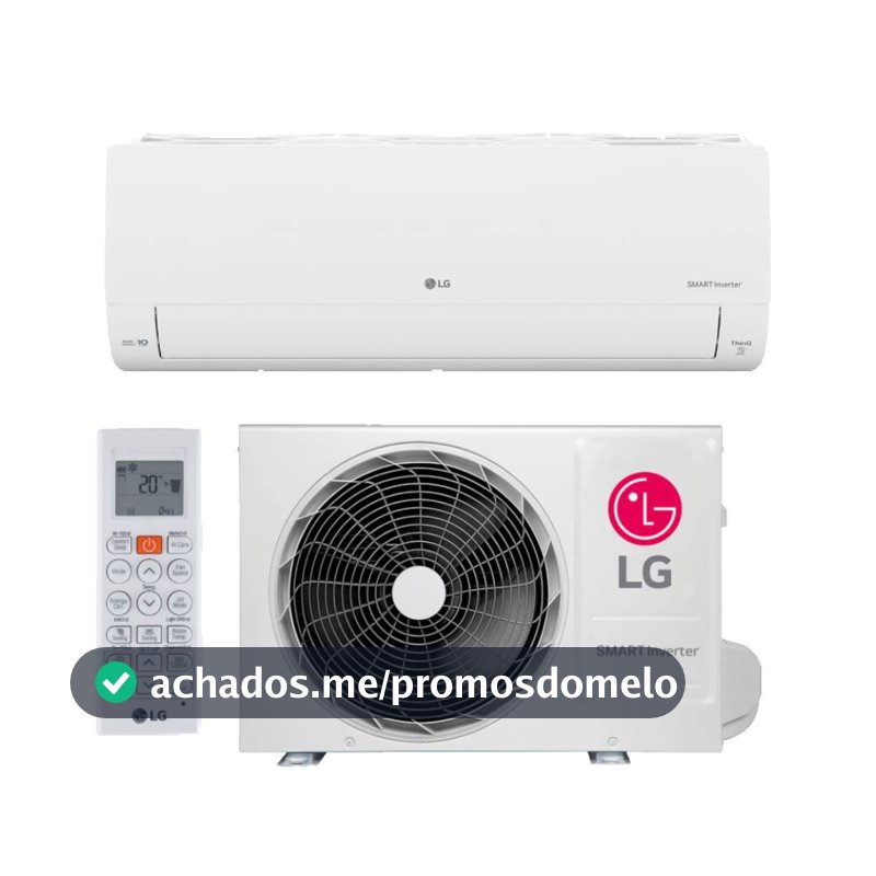 Ar Condicionado LG AI Smart Inverter Voice 12000 BTUs Frio
