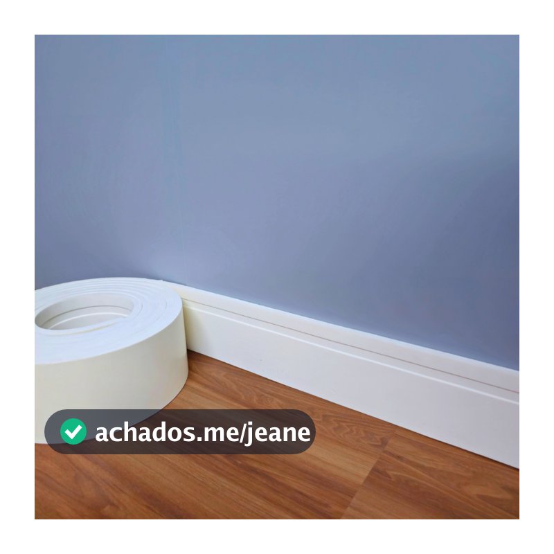 20M Rodapé Flexível 10CM EVA À Prova D'água Autocolante Moldura Parede Frisado Liso
