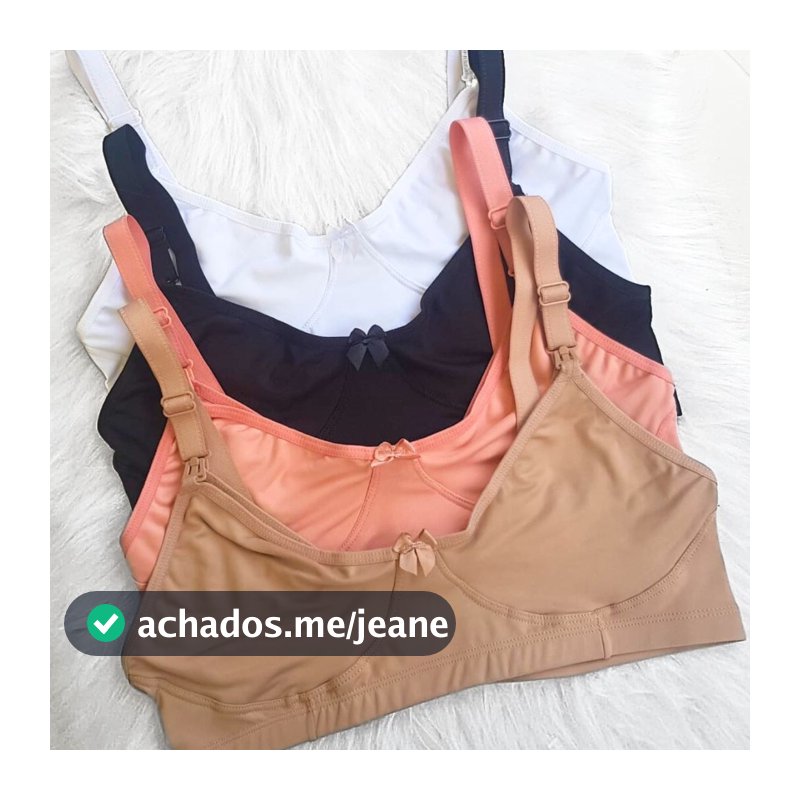 Kit 2 Sutiã Amamentação Grávida Sutian Reforçado Gestante - AmaLiz Ads