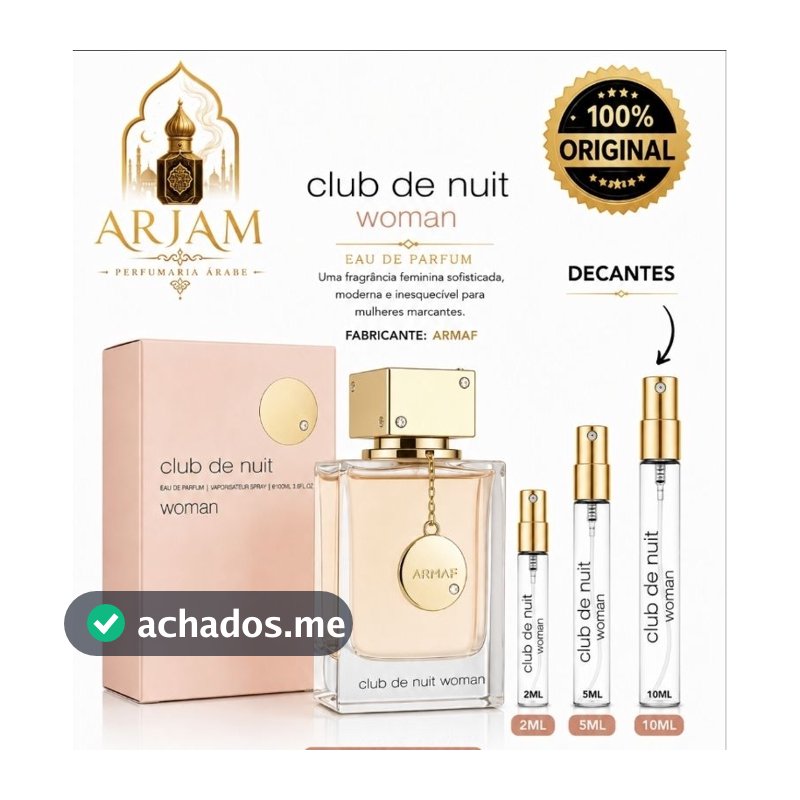 Perfume Arabe Armaf Club De Nuit Woman Feminino Perfume Eau De Parfum Original