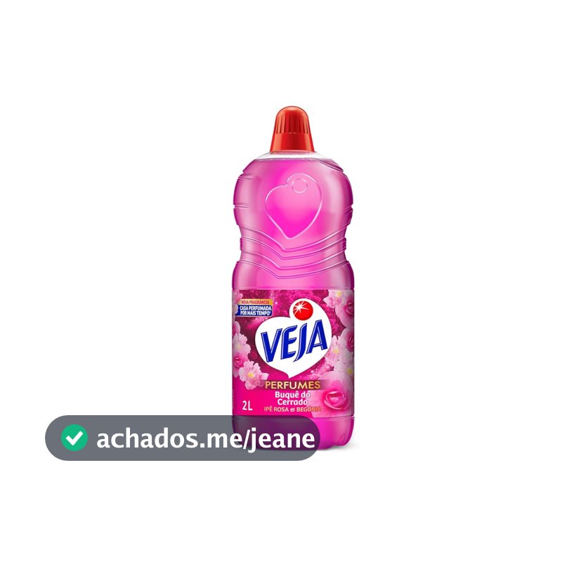 Limpador Perfumado Flores do Mediterrâneo Promocional 2L Veja