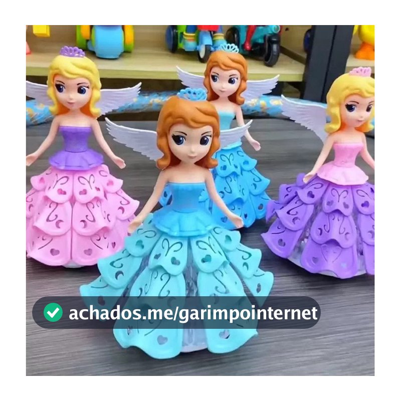 Boneca Princesa Sofia Angel Dançarina Musical com LED - Oferta Especial!