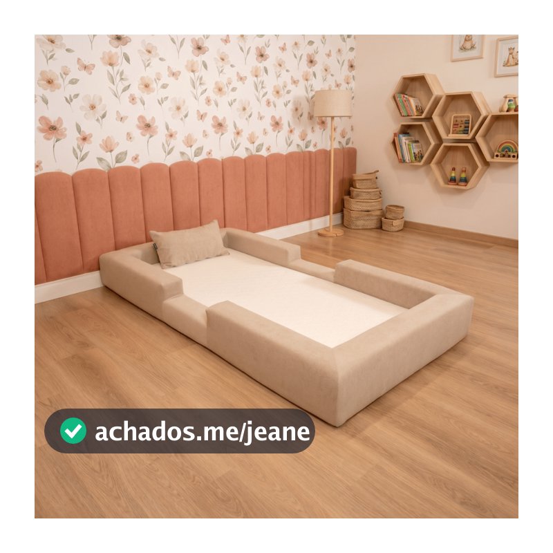 Cama Montessoriana Berço Ninho 100% Espuma Keiko