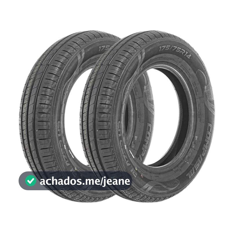Kit 2 Pneus 175/75 R14 Blazer HP Compasal 86T Novos Aro 14