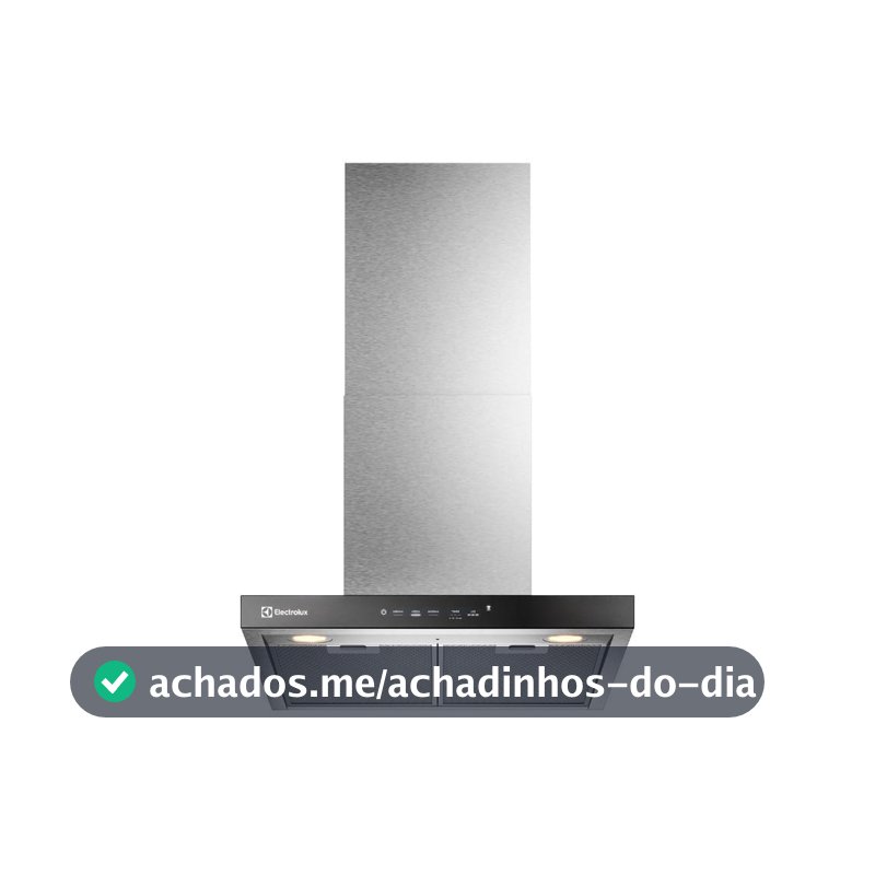 Coifa de Parede Electrolux 60cm Inox Experience com Inteligência Artificial e Alto Poder Sucção (CE6TF)