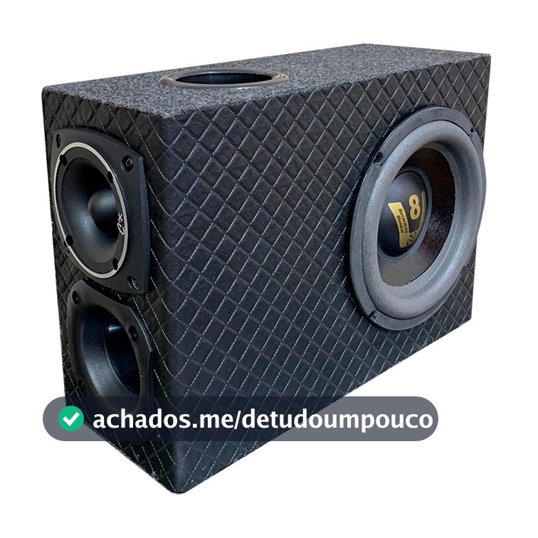 Caixa Slim 8 Polegadas Oestesom Subwoofer Driver Corneta Tweeter 400w