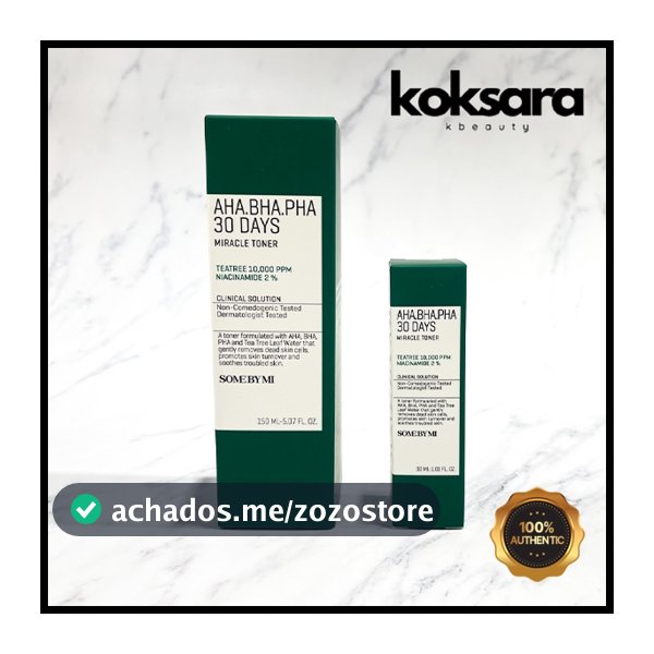 Some By Mi Aha Bha Pha 30 Days Miracle Toner 2 Types (30ml,150ml)