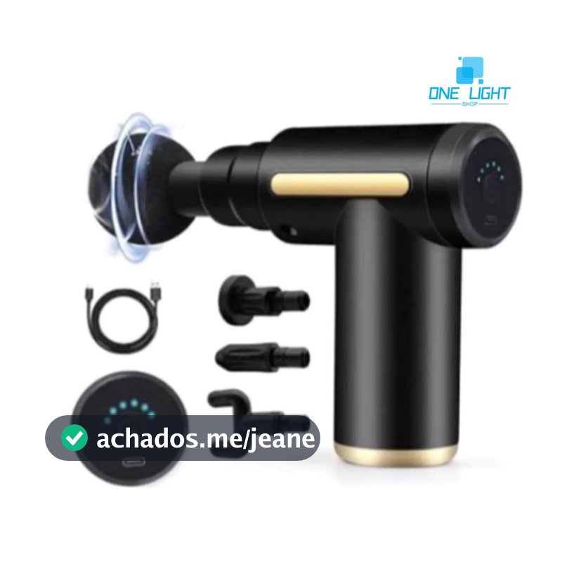 Massageador Elétrico Profissional Muscular Pistola Portátil Original Massagem