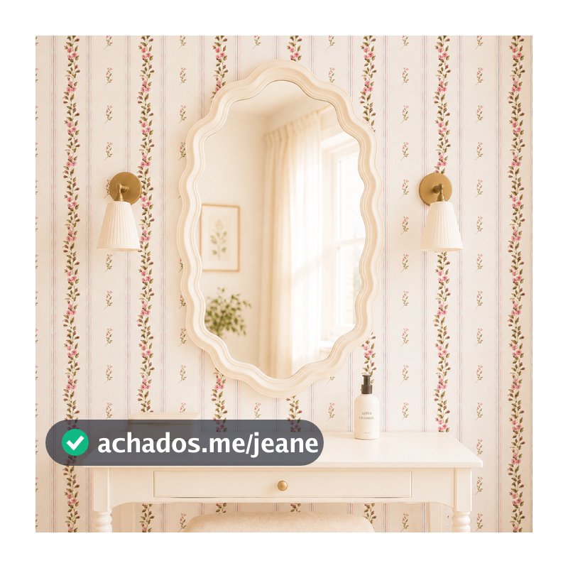 Papel de Parede Adesivo Infantil Vintage Listrado Floral quarto meninas