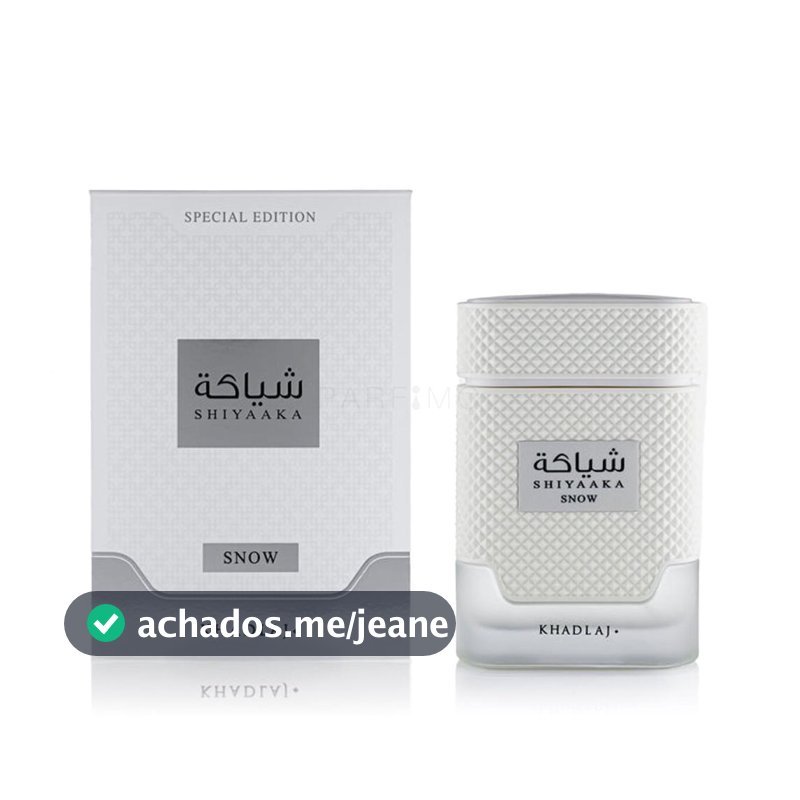 Perfume Khadlaj - Shiyaaka Snow 100 ML - Inspirado em Meteore/ LANÇAMENTO